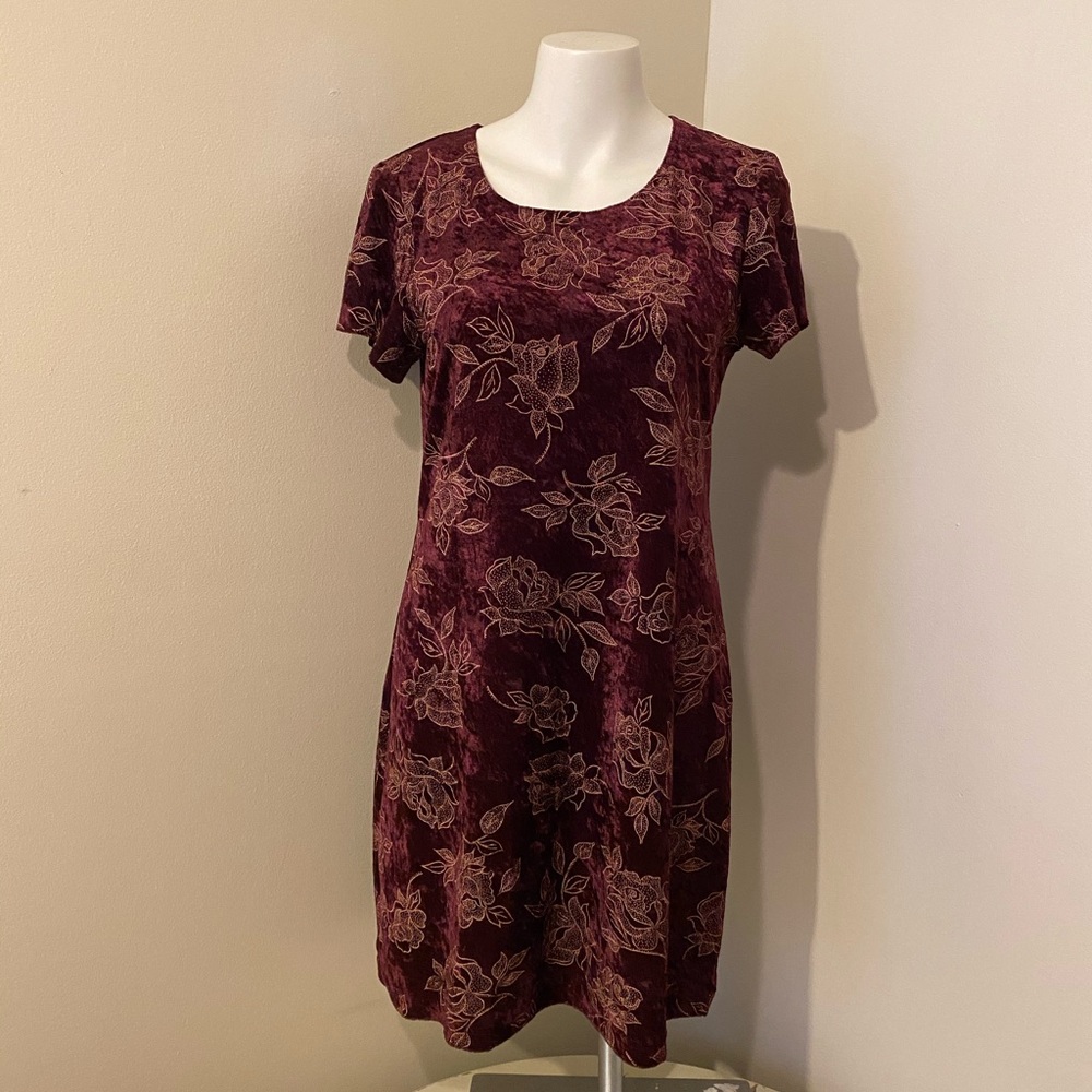 DBY Ltd. Dress w/ rose embellishment